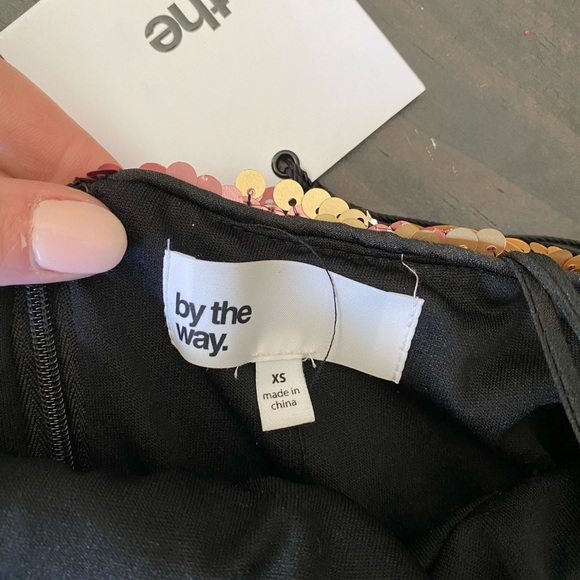 By The Way ‘Steena Sequin Dress in Pink Multi’ - Picture 5 of 5